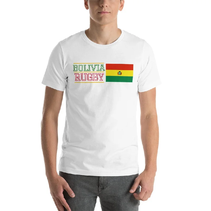 Camping hiking trail escapes-Bolivia Rugby Cotton T-Shirt