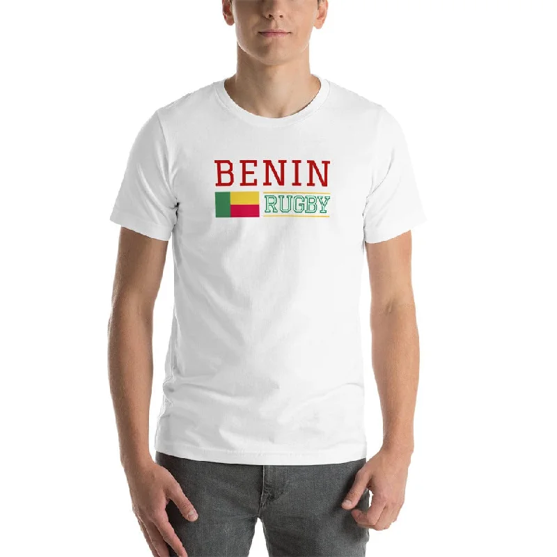 Camping hiking trail beauty-Benin Rugby Cotton T-Shirt