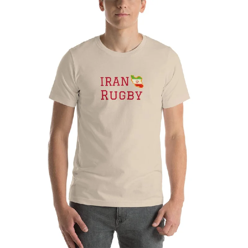 Camping hiking trail spirit-Iran Rugby Cotton T-shirt