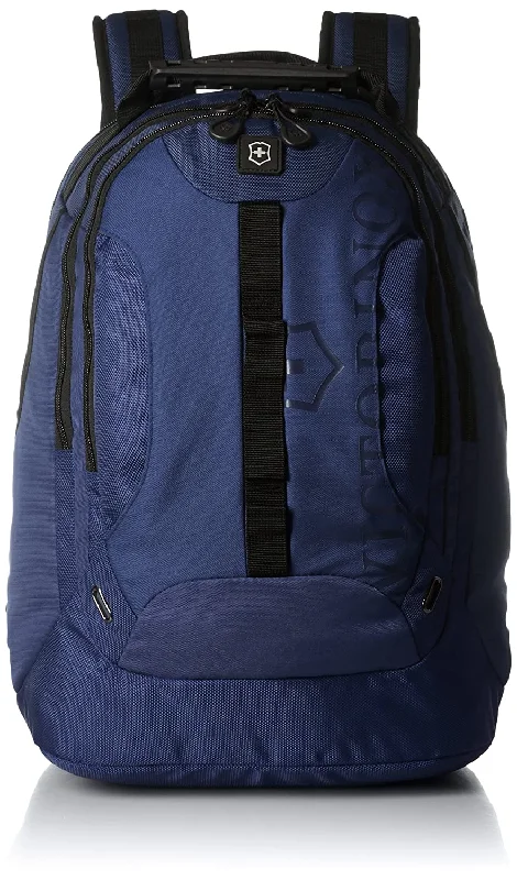 Camping hiking nature wonders-Victorinox VX Sport Trooper, Deluxe Nylon Laptop Backpack 28 Ltrs Blue