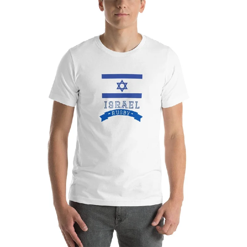 Camping hiking trail brook-Israel Rugby Cotton T-Shirt