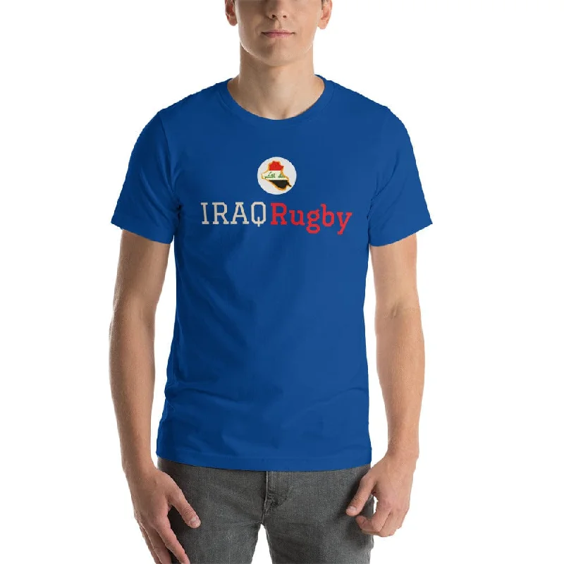 Camping hiking trail magic-Iraq Rugby Cotton T-shirt