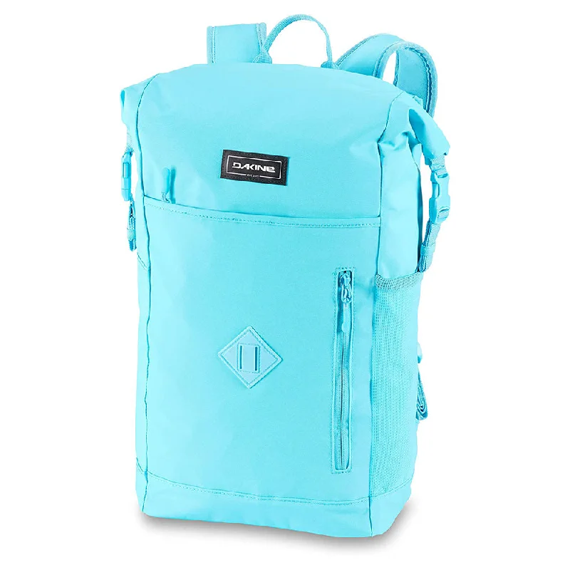 Camping hiking gear pulse-Dakine Unisex Ai Aqua One Size Mission Surf Roll Top Backpack - 10002839-AIAQUA