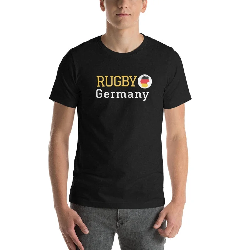 Camping hiking trail delights-Germany Rugby Cotton T-shirt