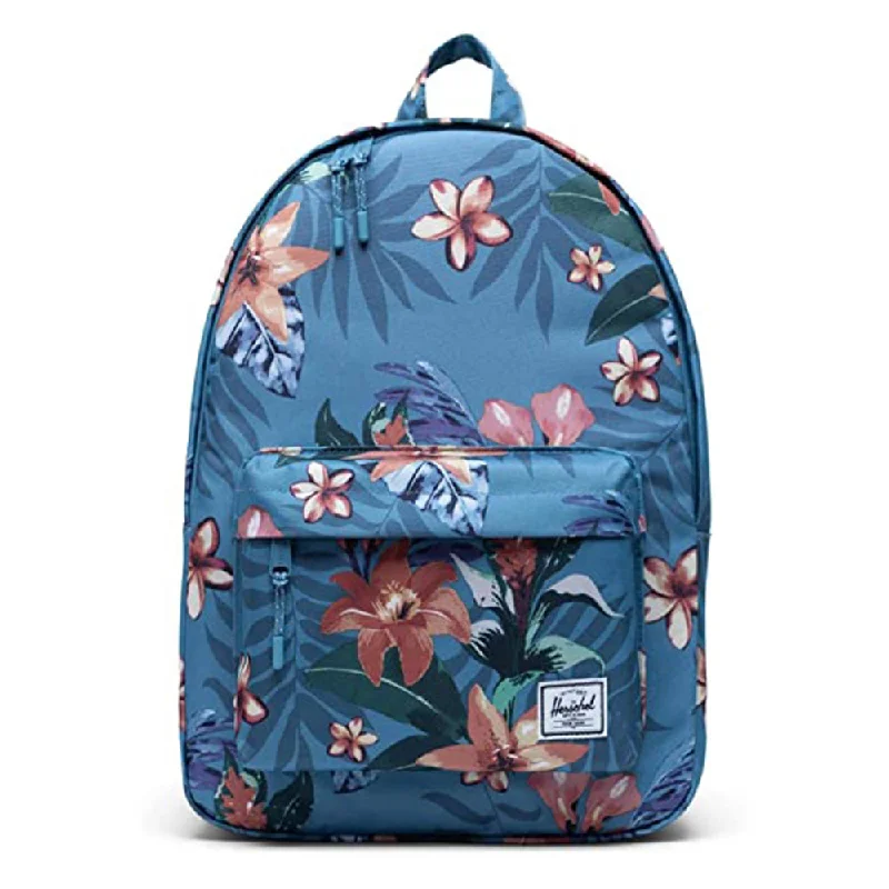 Camping hiking gear zest-Herschel Womens Summer Floral Heaven Blue One Size Backpack - 10500-03894