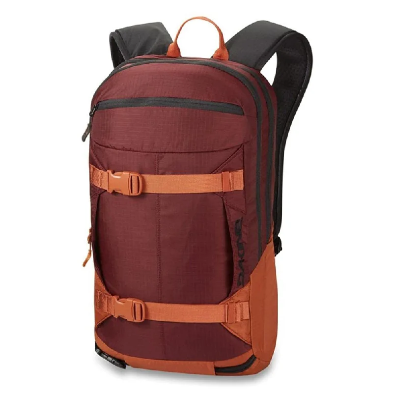 Camping hiking outdoor lift-Dakine Mens Port Red One Size Mission pro 18L Backpack - 10002063-PORTRED