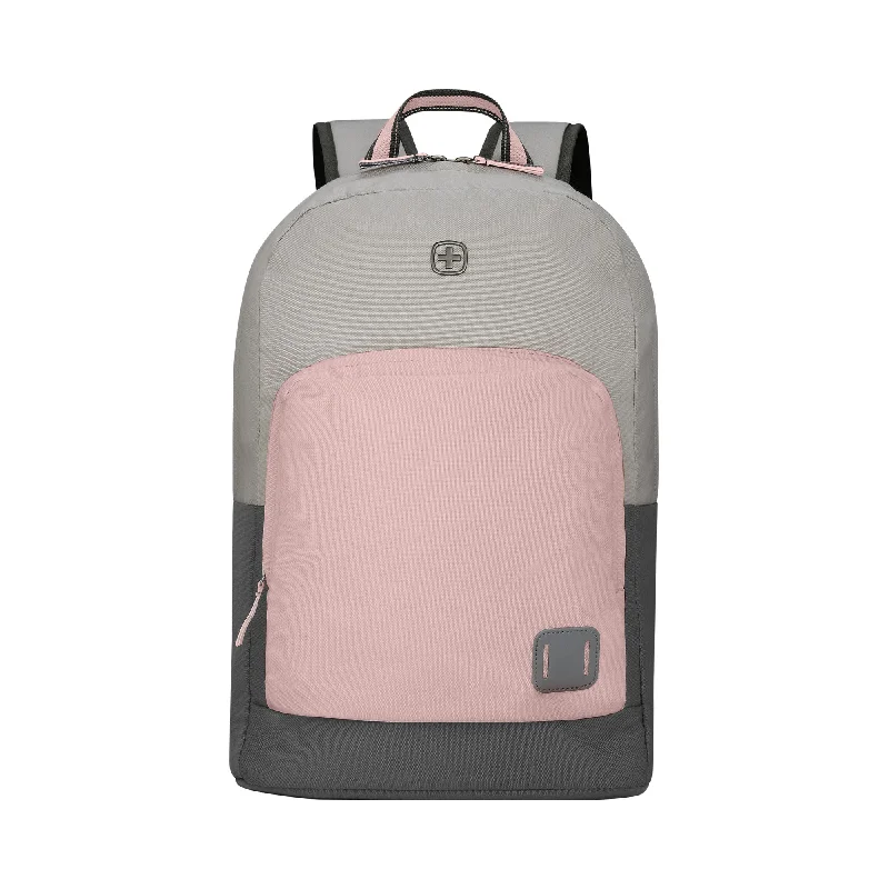 Camping hiking gear rush-Wenger NEXT22, Crango 16 inches Laptop Backpack, 27 Liters Pink Swiss Designed-Blend of Style and Function