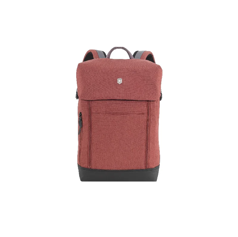 Camping hiking nature peace-Victorinox Altmont Classic, Deluxe Flapover Laptop Backpack, 14 Litres Burgundy