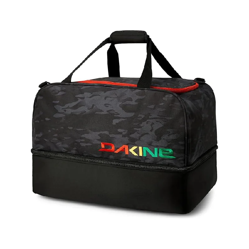 Camping hiking gear thrill-Dakine Unisex Black Vintage Camo 69L Boot Locker One Size Boot Bag - 10004384-BLACKVINTAGECAMO