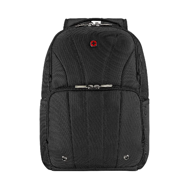 Camping hiking outdoor charm-Wenger, BC Mark, 12 - 14 Inch Laptop Backpack, 18 Liters Black Swiss Designed-Blend of Style and Function