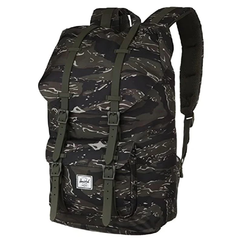 Camping hiking nature spark-Herschel Unisex Tiger Camo/Army One Size Little America Backpack - 10014-03896