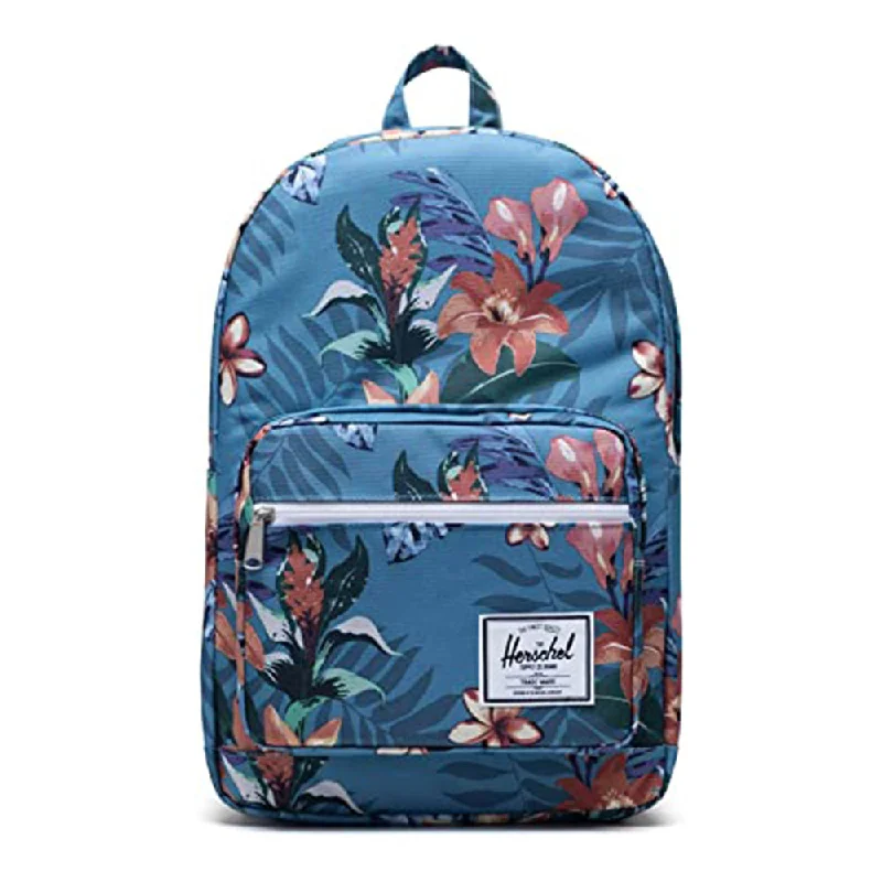 Camping hiking outdoor bliss-Herschel Unisex Summer Floral Heaven Blue One Size Pop Quiz Backpack - 10011-03894