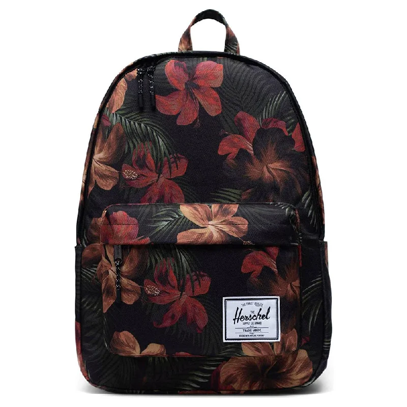 Camping hiking gear wave-Herschel Unisex Tropical Hibiscus 30L Classic Backpack - 10492-03897