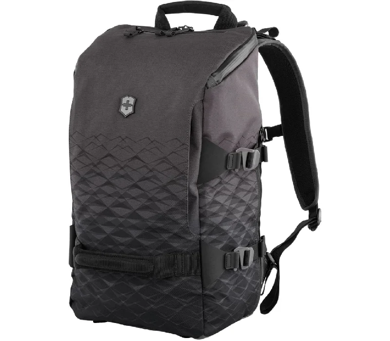 Camping hiking outdoor love-Victorinox VX Touring 25 Ltrs Anthracite Backpack Black