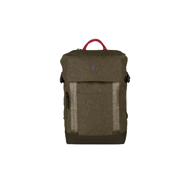 Camping hiking gear savings-Victorinox Altmont Classic Deluxe Flapover Laptop (15 Inch) Backpack 18 Litres Olive