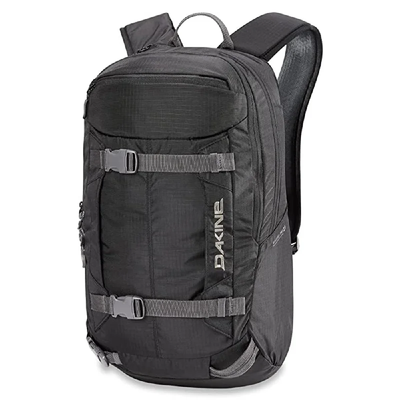 Camping hiking trail escapes-Dakine Men's Black Mission Pro 25L Backpack - 10002064-BLACK