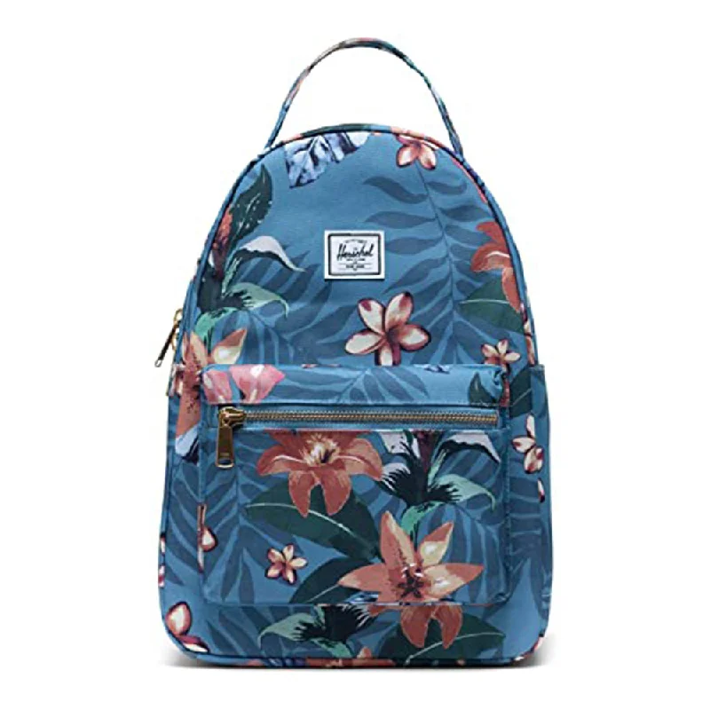 Camping hiking gear packs-Herschel Unisex Summer Floral Heaven Blue One Size  14 L Nova Backpack - 10502-03894