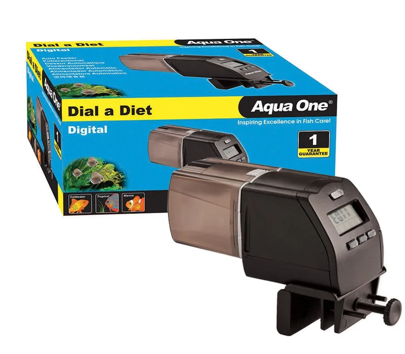 portable camping water warmers-Aqua One Dial-a-Diet Digital Auto Feeder