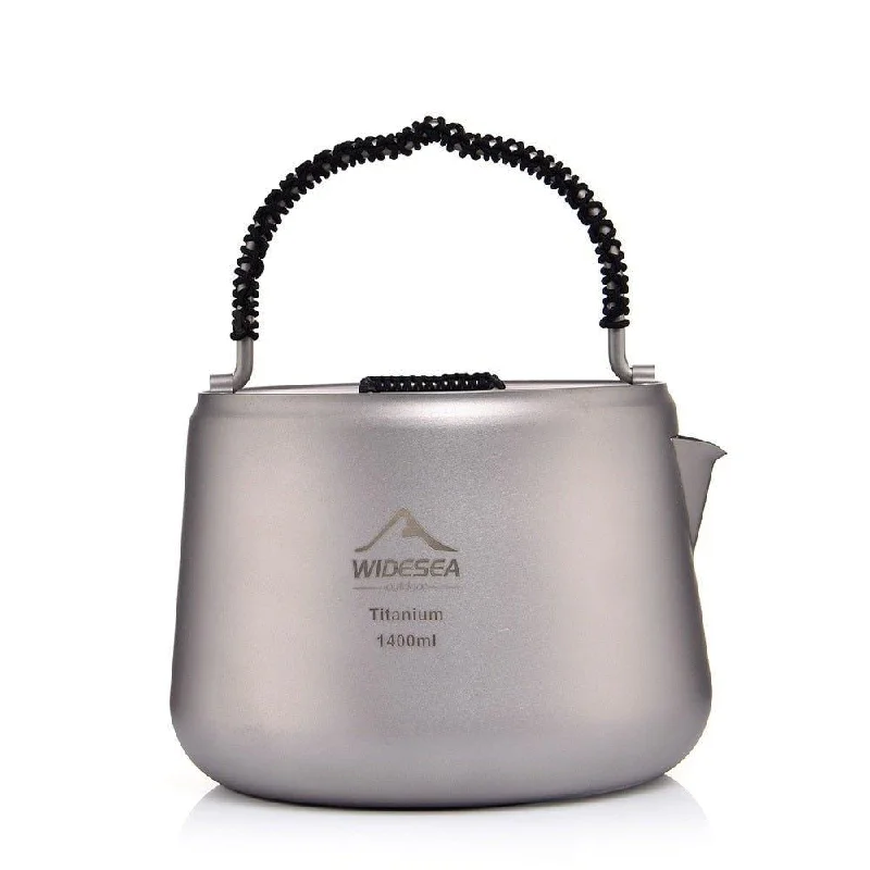 Camping hiking trail horizons-Camping Titanium Kettle1.4 L