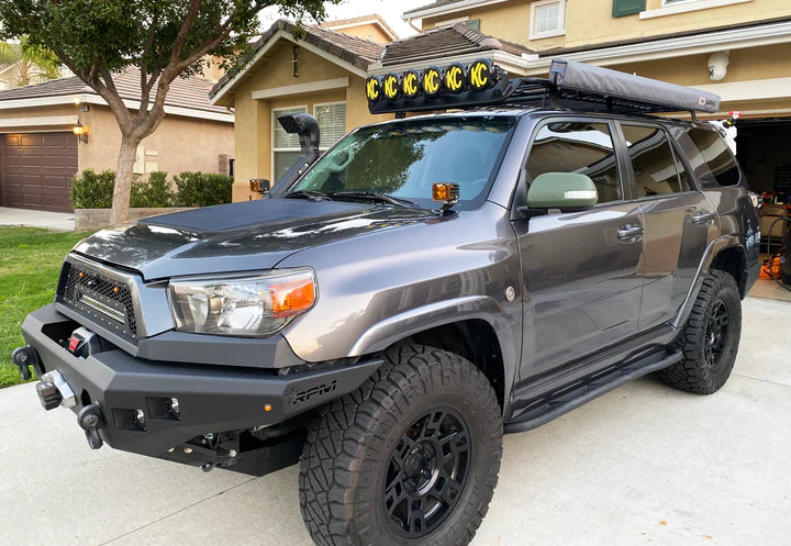 Camping hiking gear designs-Cascadia 4X4 VSS System 90 Watt Hood Solar Panel For 4Runner (2003-2024)