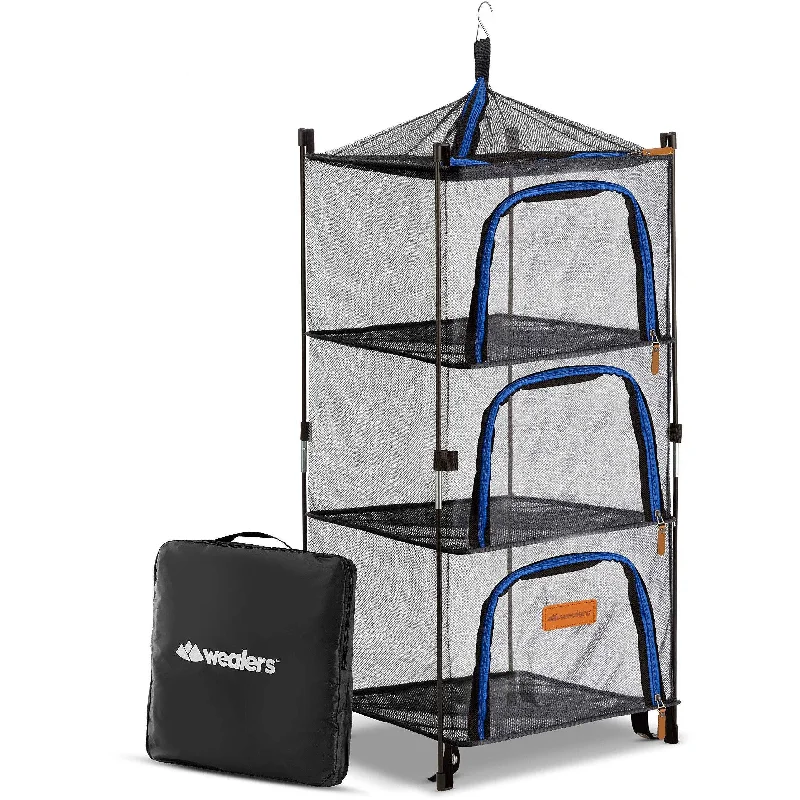 Outdoor Dry Net Storage and Food Screen 3-Tier - Foldable