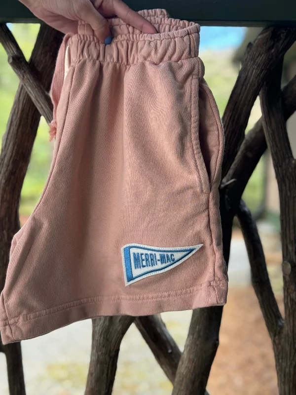 Camping hiking gear value-Pink Flag Sweatshorts