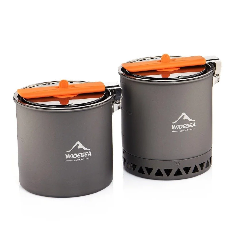 Camping hiking trail finds-Tableware for Camping 1.6L Pot Tourist Dishes Tourism Hiking Picnic Cooking Supplies Equipment Cookware Trekking Bowler