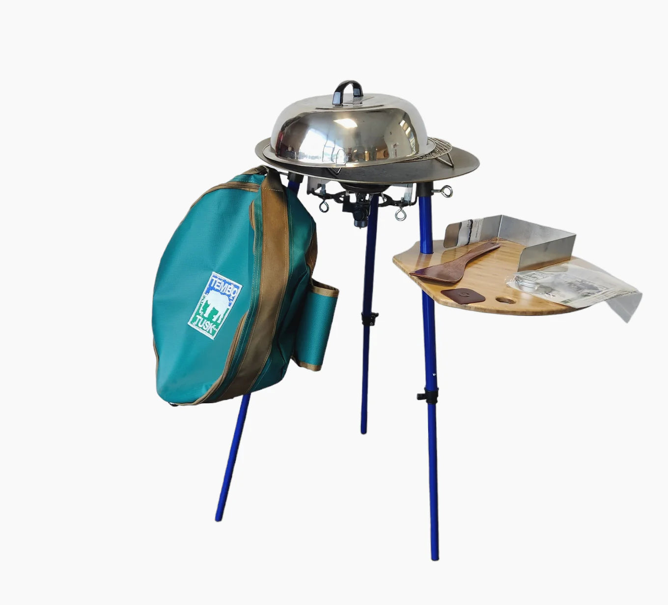 Camping hiking nature gifts-Tembo Tusk Ultimate Skottle Grill Kit